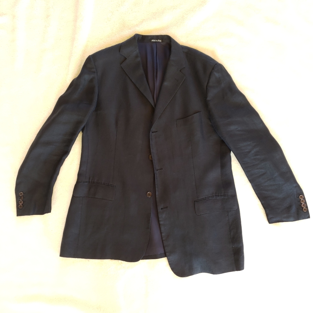 Saks Fifth Avenue 3-Button Linen Blazer